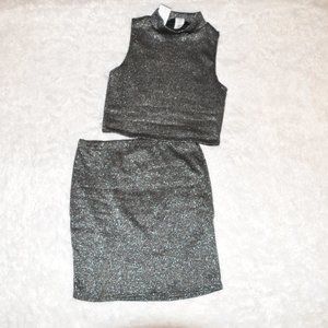 silver two peice set